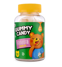 بطری بسته بندی پکتین خرس های خشن، Multivitamin Gummies چند رنگ کودکان